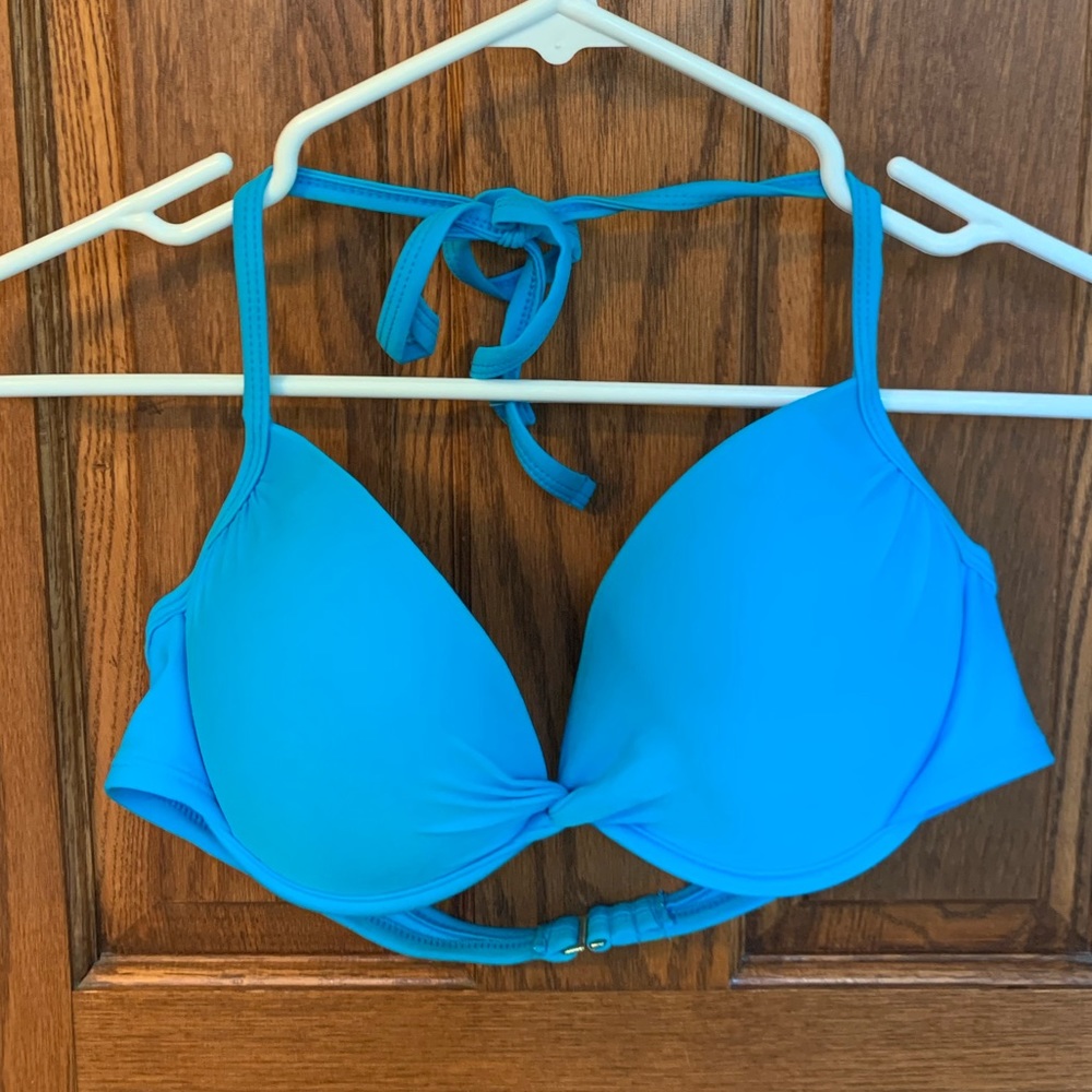 Blue Bikini Halter Top